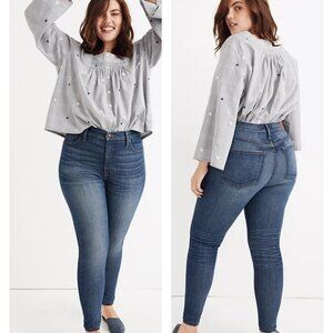 Madewell Jeans Size 36 High Rise Skinny Jeans Medium Wash
